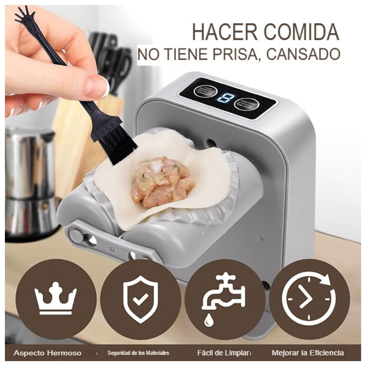 Máquina Eléctrica Fabricadora de Empanadas™