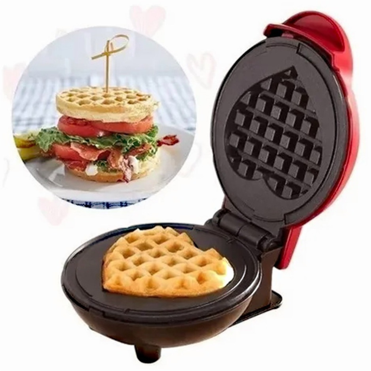 HeartWaffle™ - Waflera en Forma de Corazón