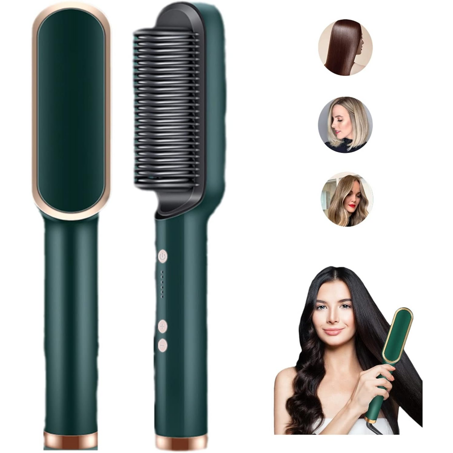 Cepillo Alisador Rizador Multifuncional GlamStyle™
