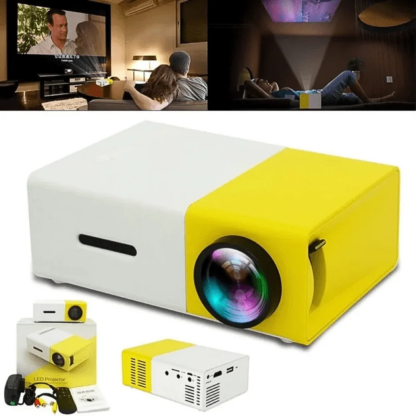 Proyector LED Portátil Full HD VisionLite™