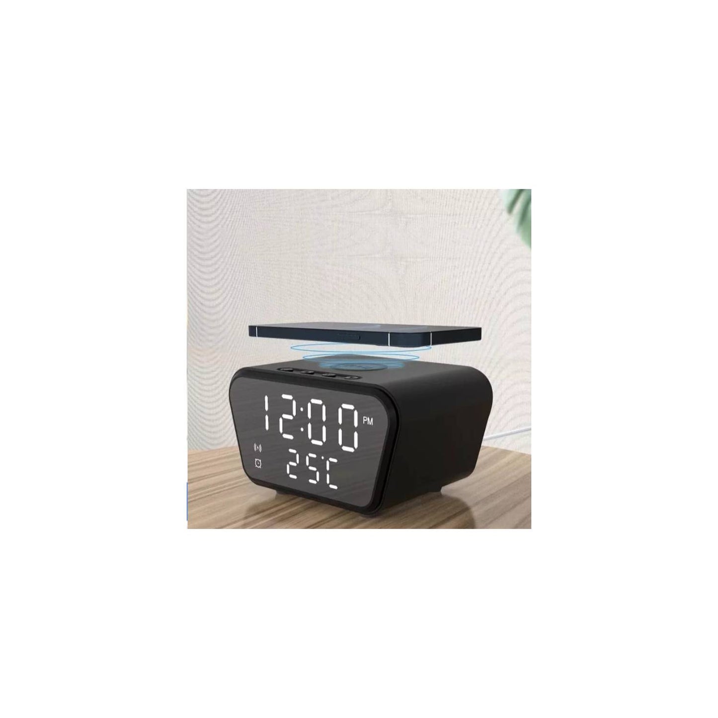 Reloj Despertador Digital™ con Cargador Inalámbrico