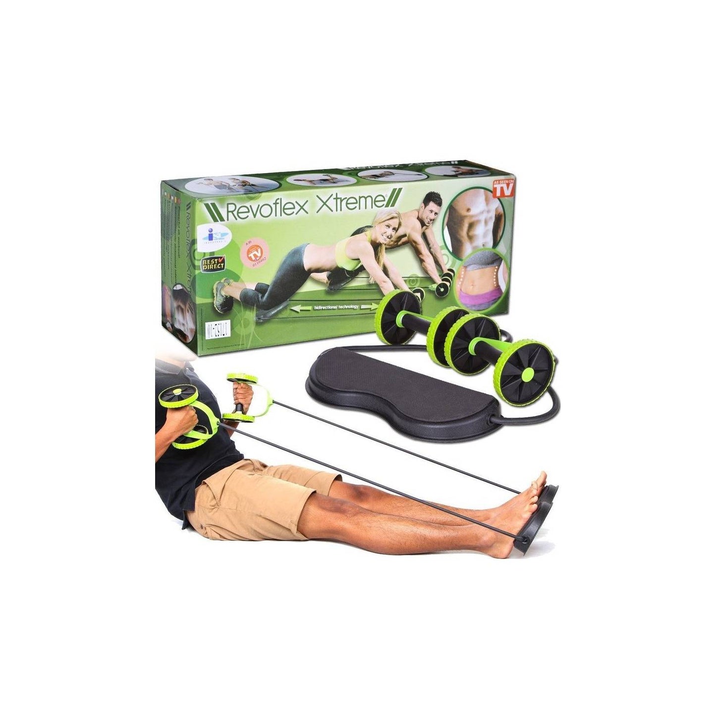 Revoflex Xtreme™ – Máquina Abdominal con Bandas Elásticas