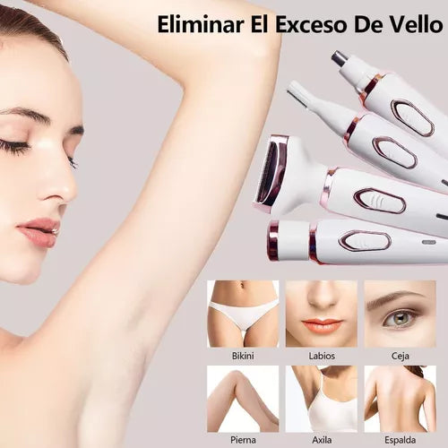 Depiladora Eléctrica 4 en 1 SilkBeauty™