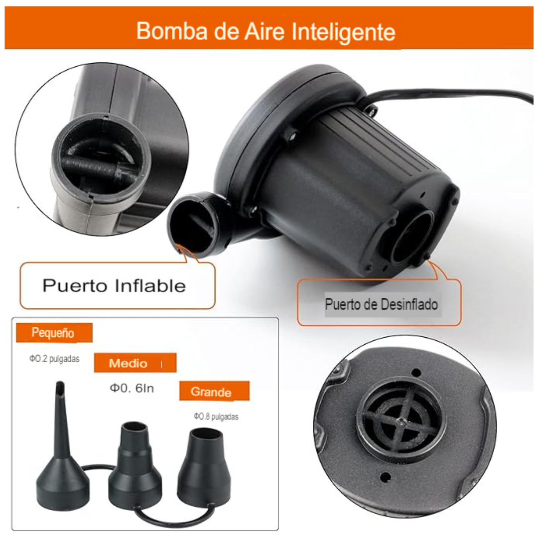 Piscina Inflable Infantil Marino con Suelo Acolchado™