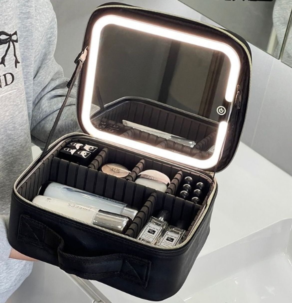 Cosmetiquero con Luz LED y Espejo Inteligente™