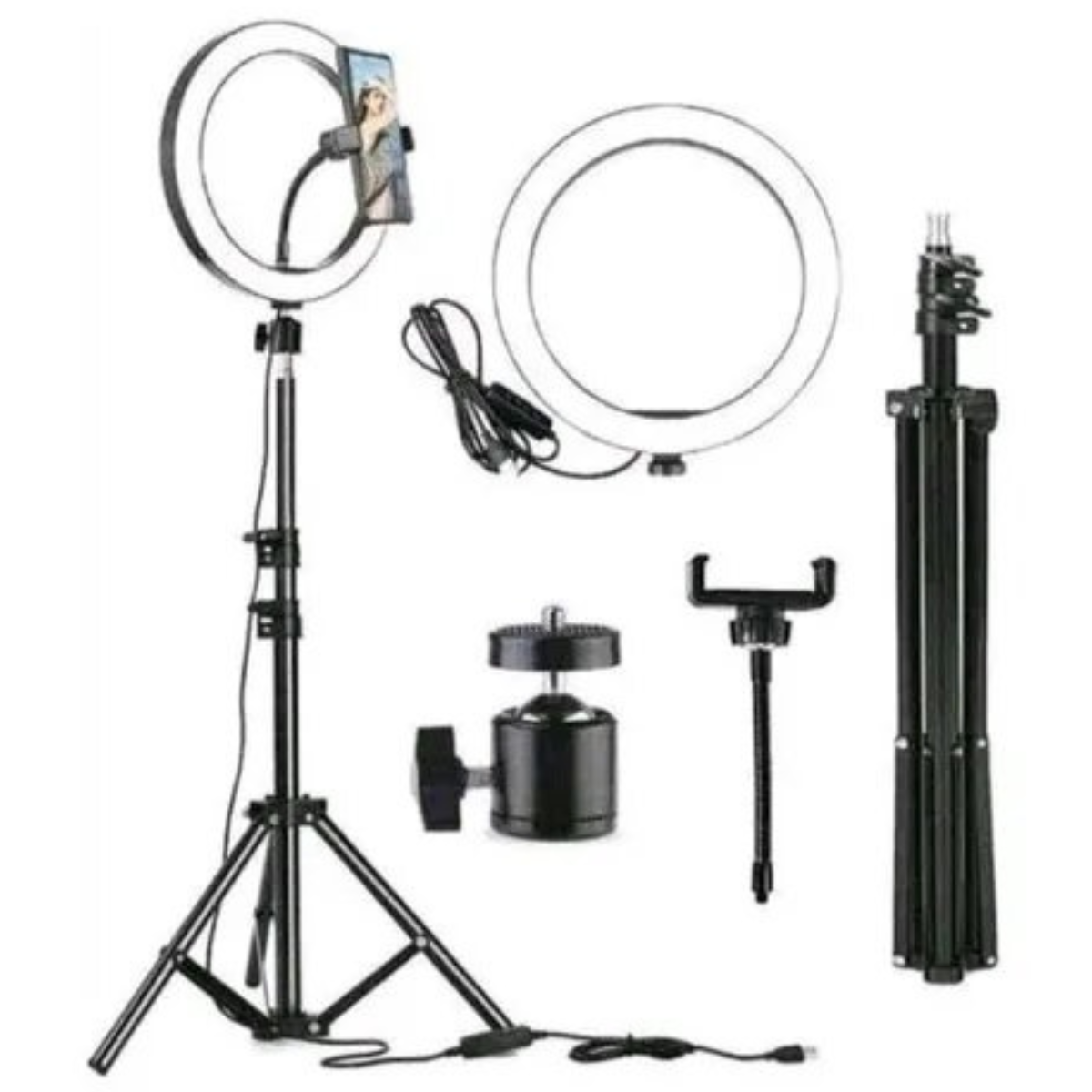 SmartRing Light Pro™ 26 cm con Trípode de 2.1 m